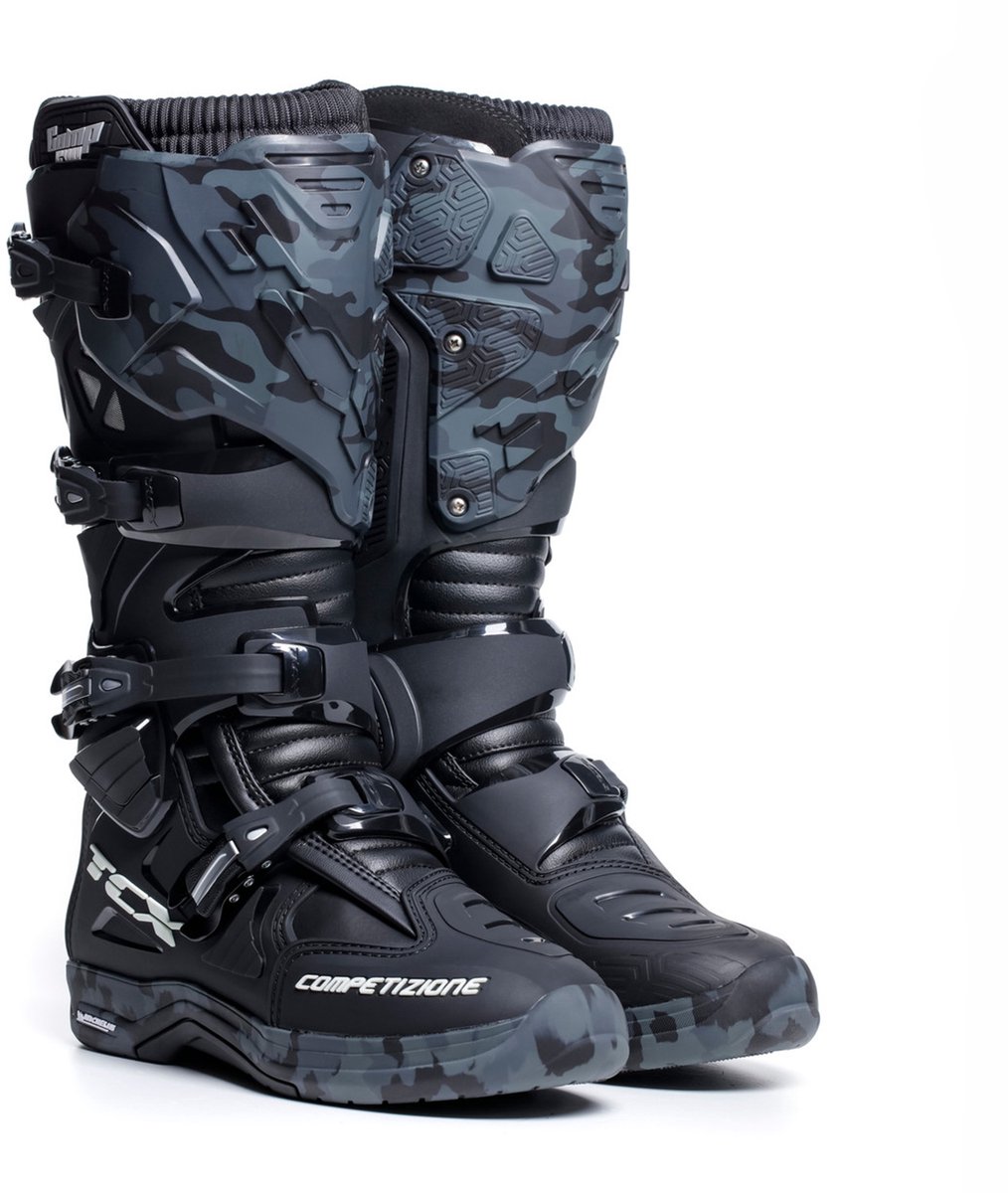 TCX Comp Evo 2 Michelin Zwart Camo - Laars
