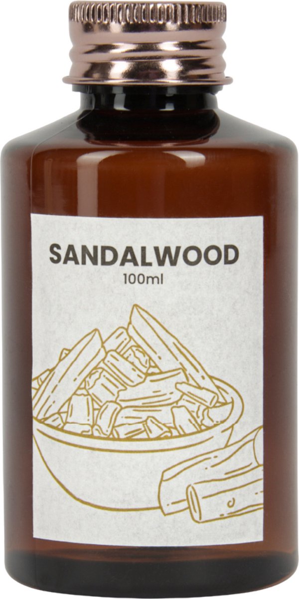 Goedkoopste R2B Autoparfum Navulling 'Sandalwood' - 100ml - Auto Geurverfrisser - Luchtverfrisser - Autogeur - Autoparfum
