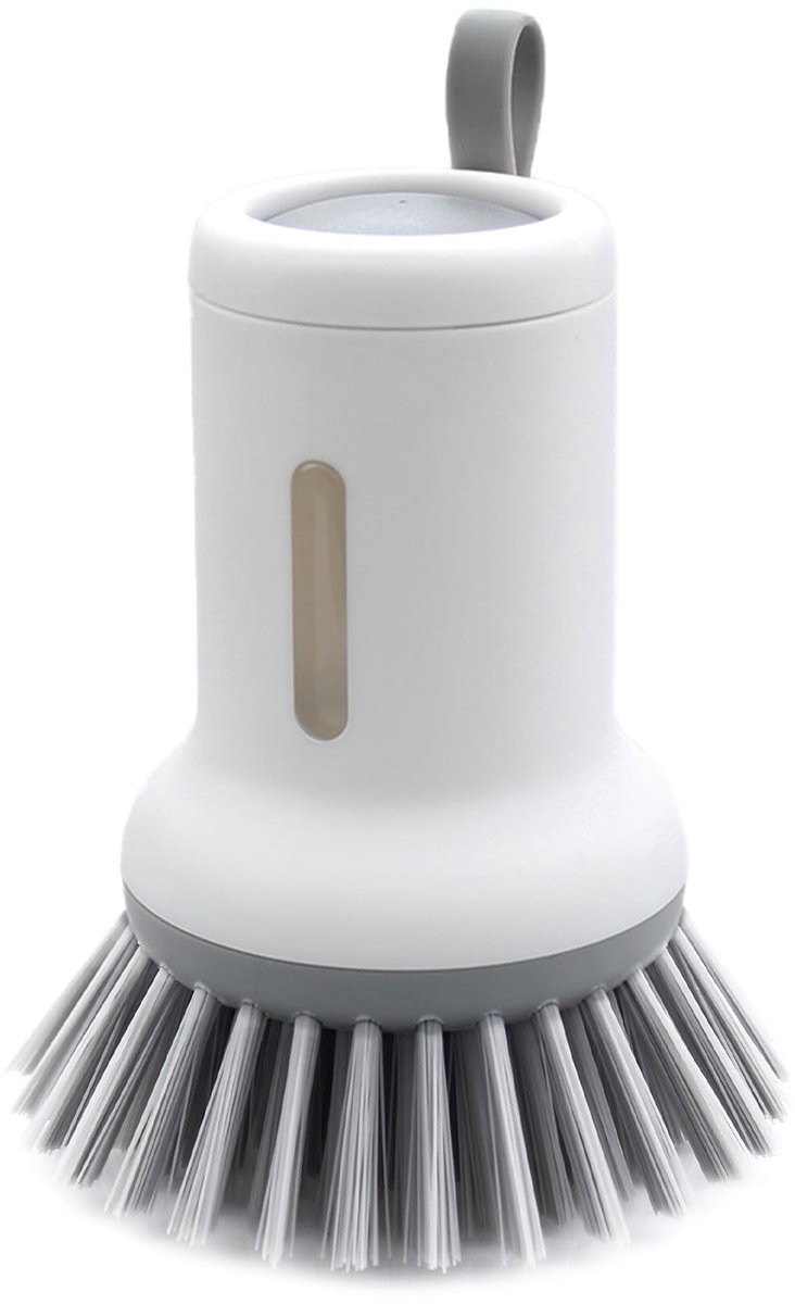 My Ninki ® Multifunctionele Keukenborstel met Zeepdispenser voor Efficiënt Reinigen van Pannen en Keukengerei