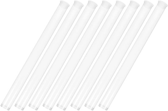 8 stuks plastic wierookstokjes wierookstokjes transparante wierookbuisjes wierookstokjespakket buisjes wierookstokjescontainer wierookstokjeshouder geurstokjeshouder pvc