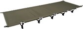 Hanimo Opvouwbaar Campingbed Met Draagtas - Veldbed - Kampeerbed - Strecher Ligbed Inklapbaar - Inklapbaar - Klapbed - 190x65xcm - Leger Groen
