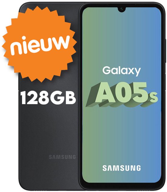 Samsung Galaxy A05s - 128GB - Zwart | Krachtige Smartphone met 6.7" FHD+ Scherm