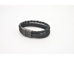 Josh-9264-Armband-Zwart-Heren-22,5cm