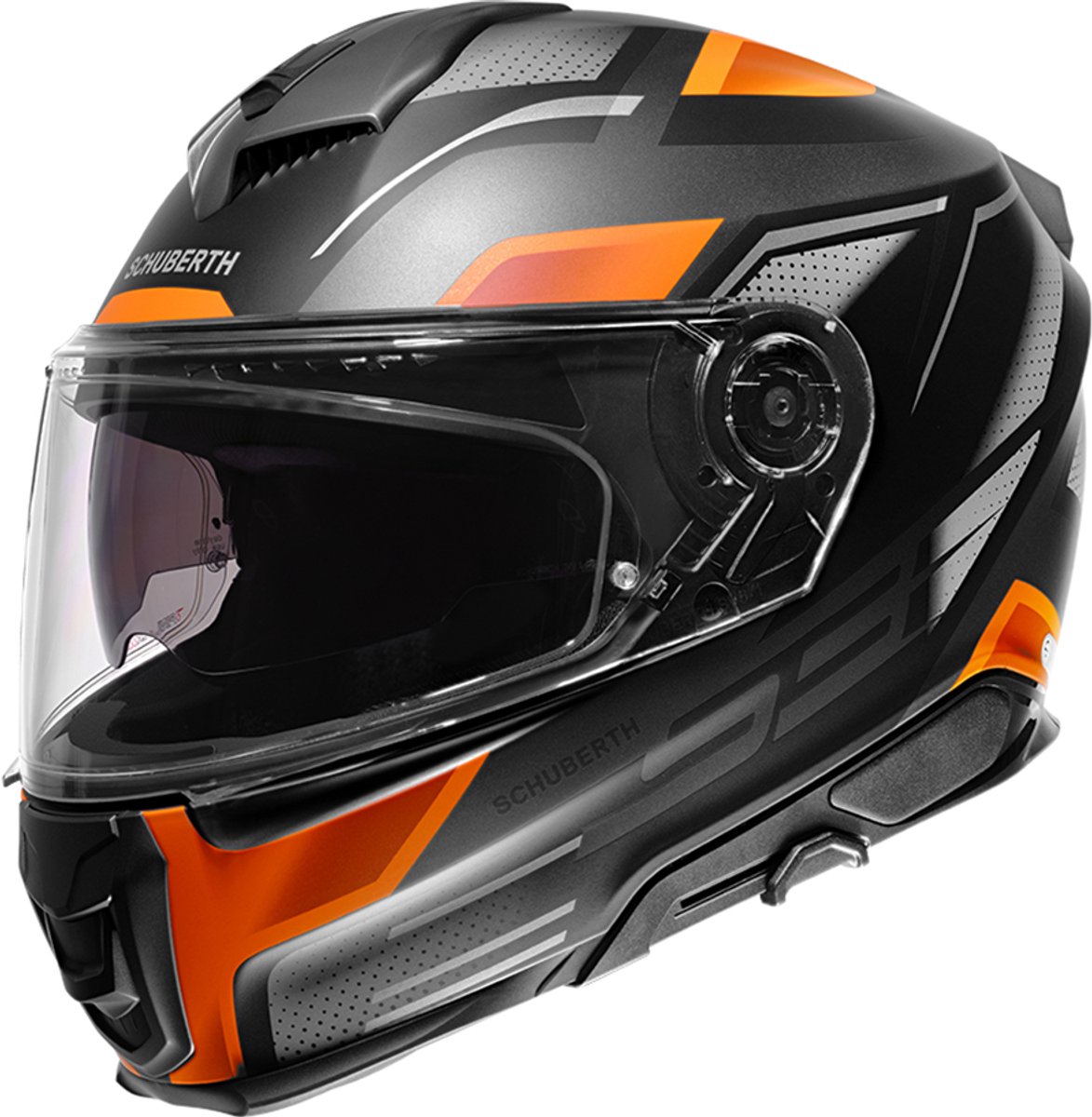 Schuberth S3 Storm Black Orange S - Maat S - Helm