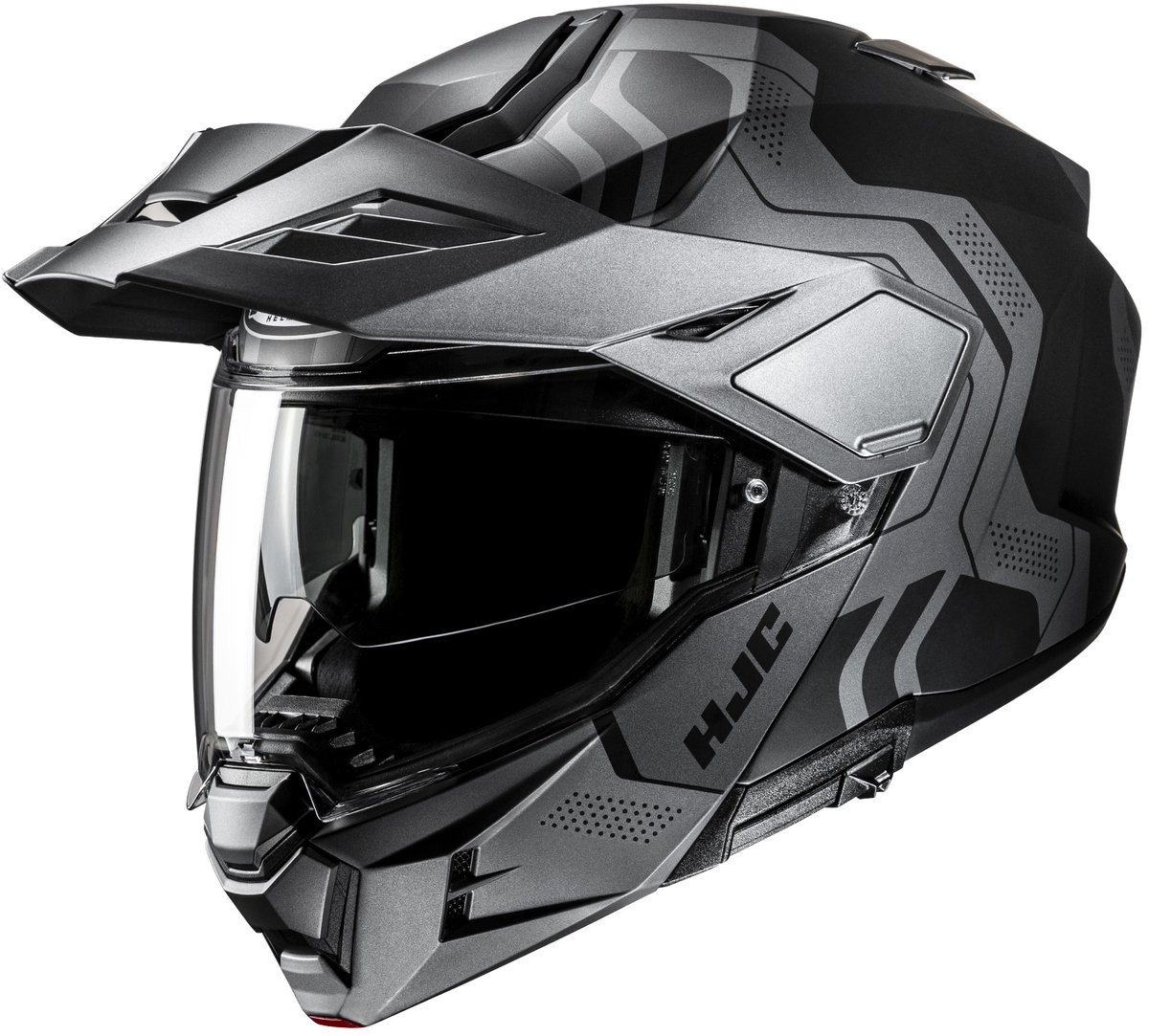 HJC i80 Velly Zwart Grijs Adventure Motorhelm - Maat M - Helm