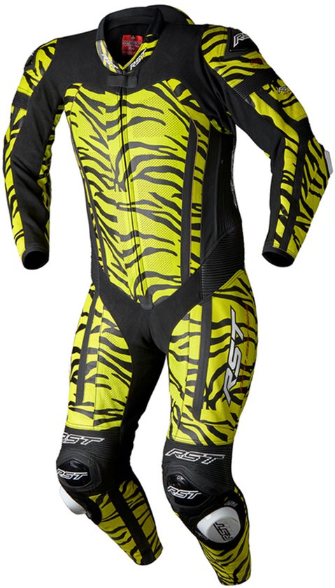 RST Pro Series Evo Airbag Tiger Fluo One Piece Suit 56 - Maat - Racepak
