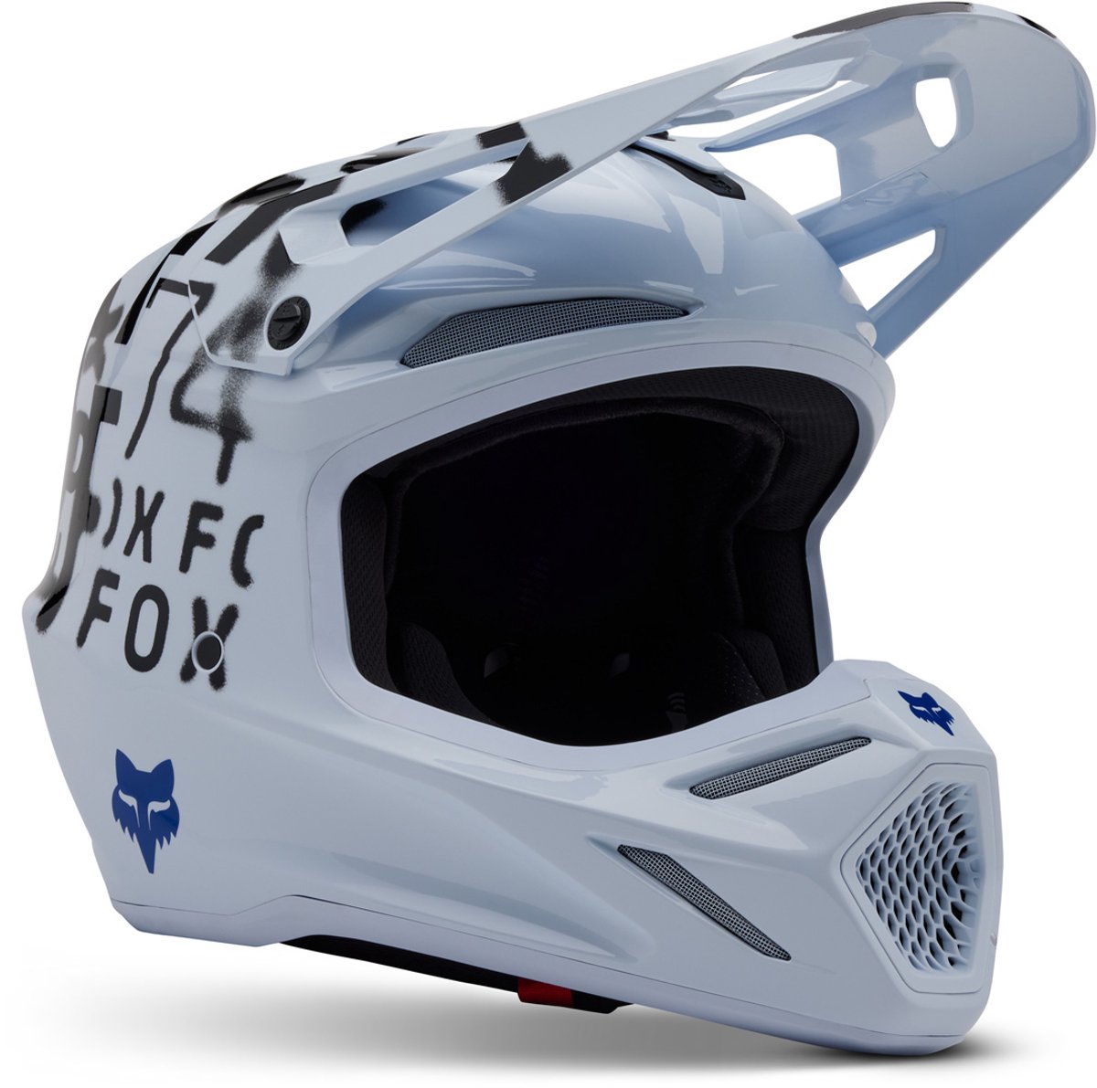 FOX V3 Seventy4 MIPS Wit Crosshelm - Helm