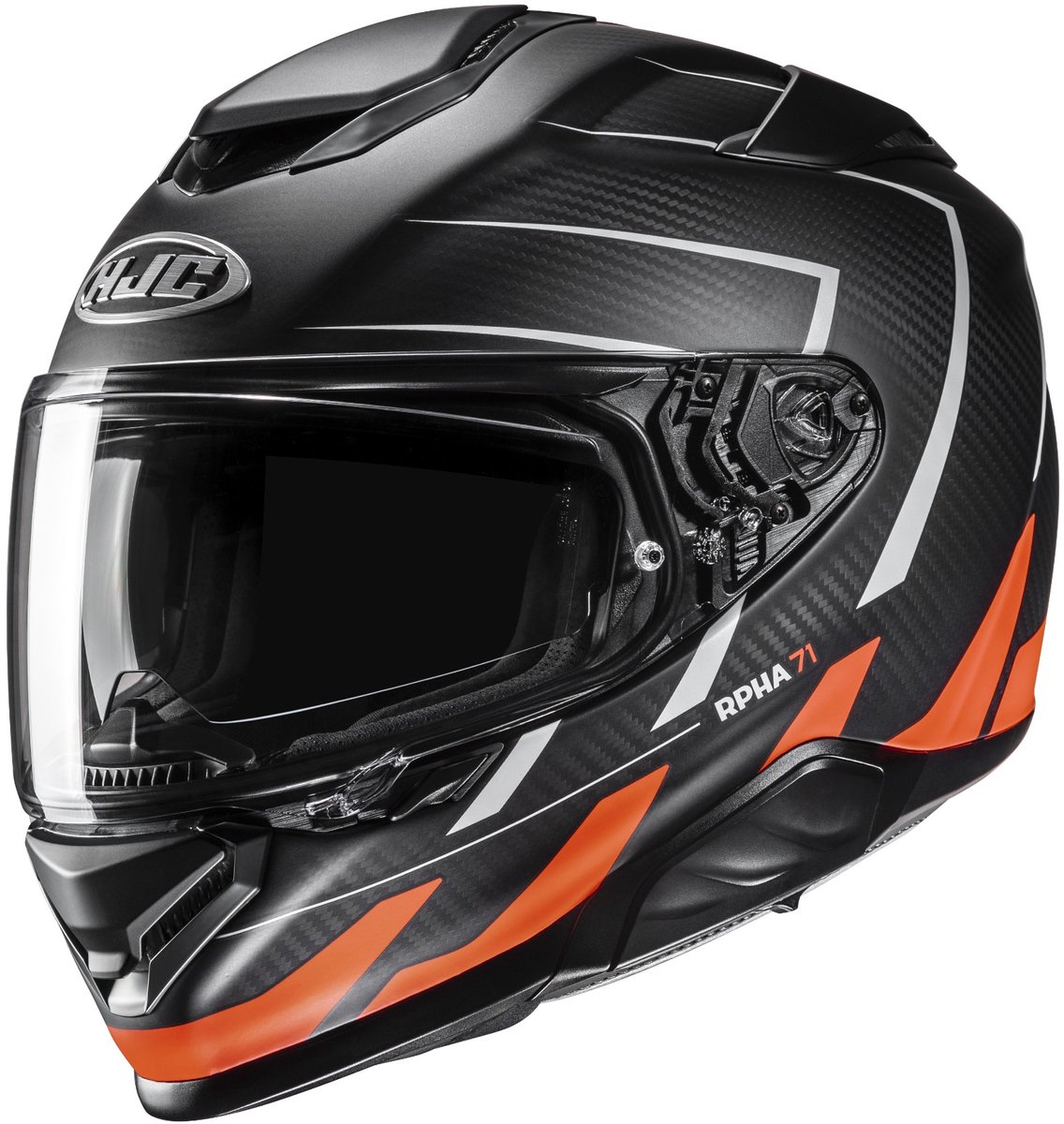 HJC RPHA 71 Carbon Cano Zwart Oranje Integraalhelm - Maat XXL - Helm