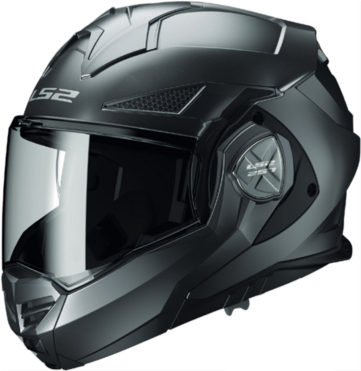 LS2 Helm Advant X Solid FF901 mat titanium maat xxl