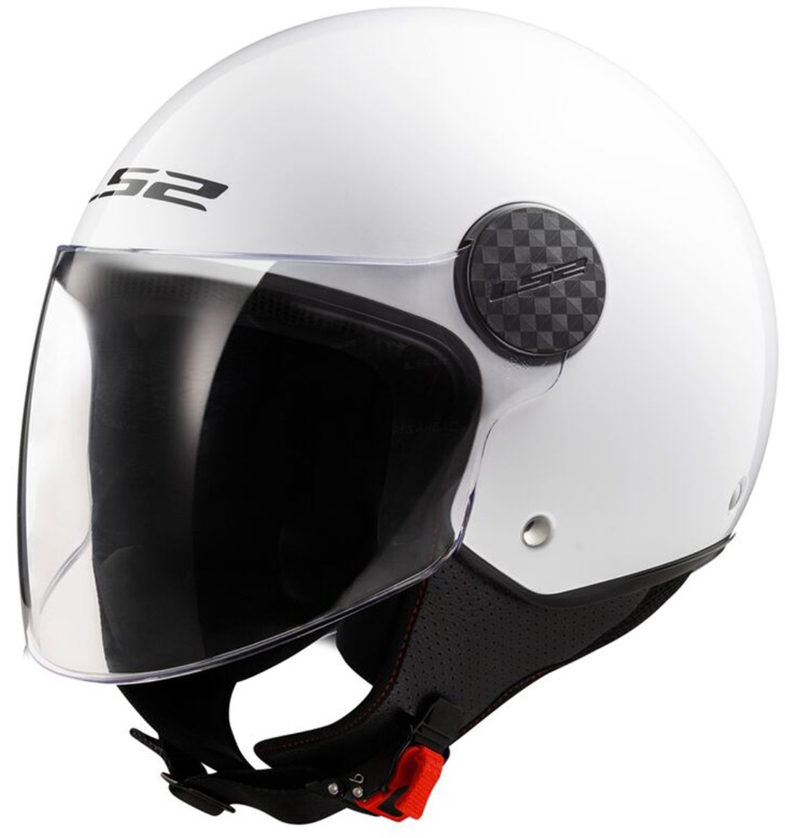 LS2 OF558 Sphere II Solid Gloss White-06 XL - Maat XL - Helm