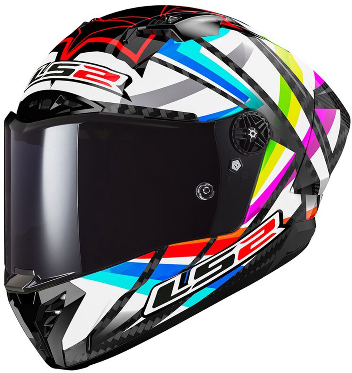 LS2 FF805 Thunder GP Aero Flash Zwart Integraalhelm - Helm