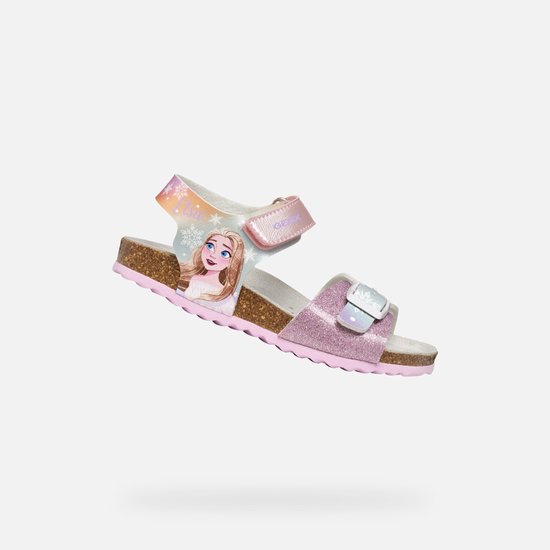 Sandales pour femmes GEOX ADRIEL TEENAGE - ROSE - Taille 33
