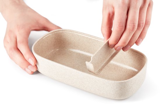 Lunchbox om biologische voedselcontainer te gaan 2 eenheden - Lékué van Lékué — afbeelding 3