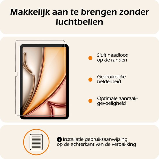 Étui pour iPad Air 2025 (11 pouces) Étui pour tablette à trois volets Étui avec protection d'écran - Étui pour iPad Air M3 (11 pouces) Étui à Hardcover - Ciel étoilé