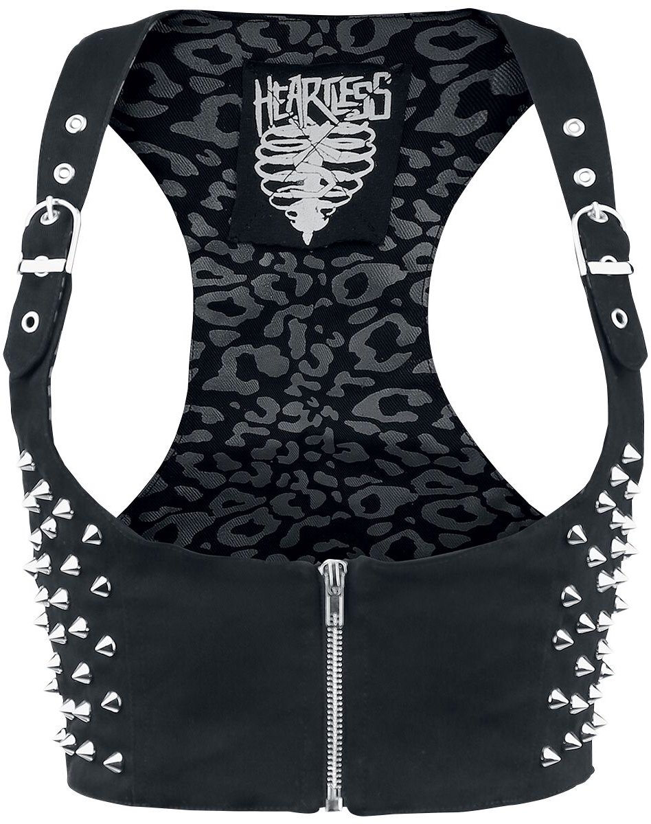 Heartless Devina Dames Bodywarmer - zwart - M