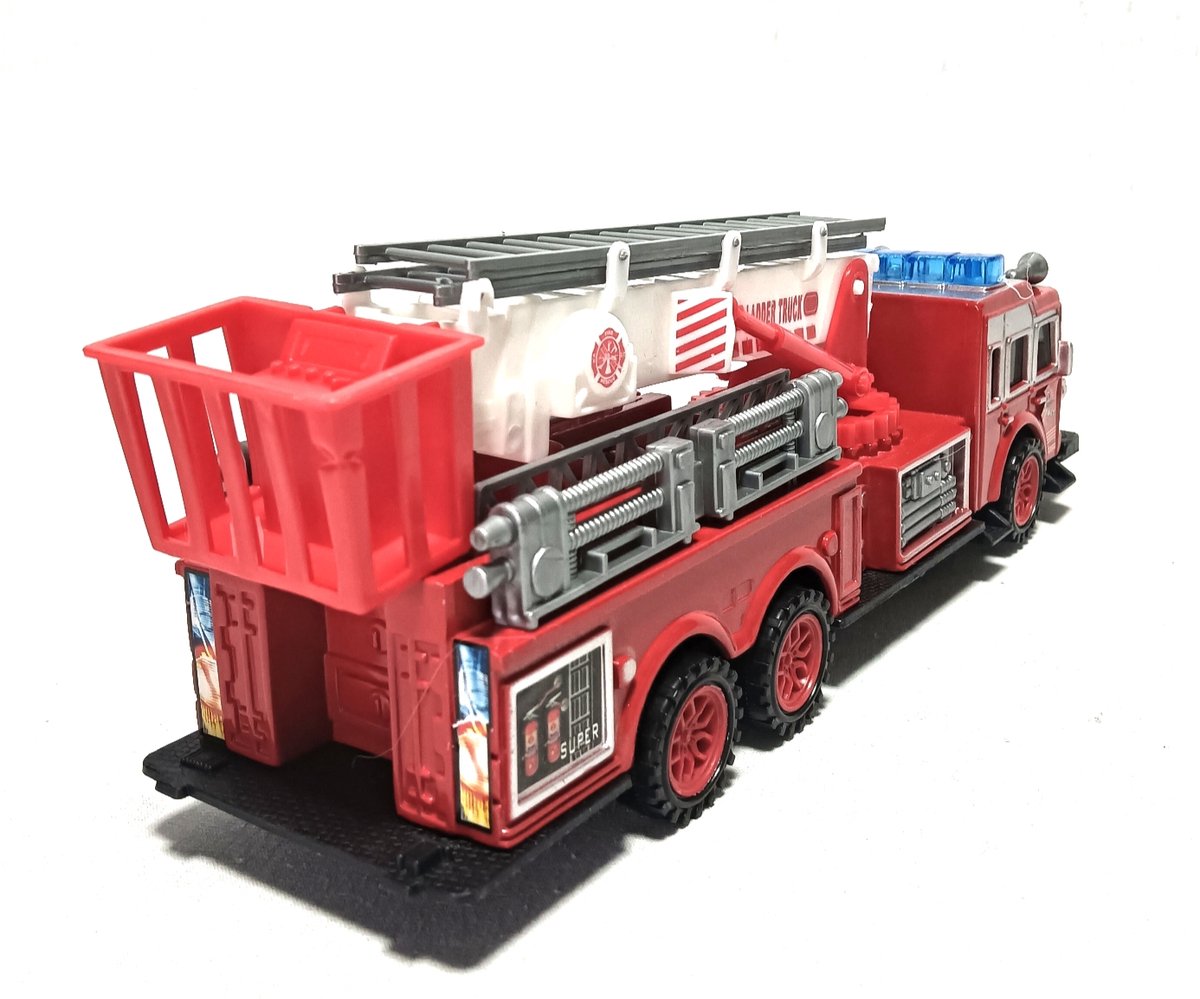 Chibi Camion grande échelle pompiers 30cm moteur friction Autobomba