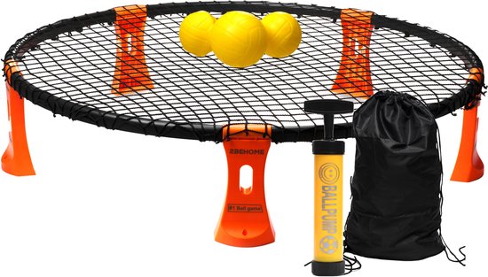 2BEHOME Roundnet set - Oranje