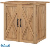 Bol.com Gutent Berging - Magnetisch deurslot - Weerbestendig - Natuurlijk hout - 77 B x 55 D x 72 H cm - Bruin aanbieding