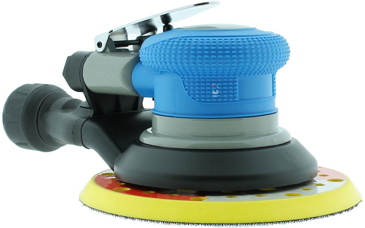 CROP Excentrische Schuurmachine 150mm met Stofafzuiging + slang – foto 3