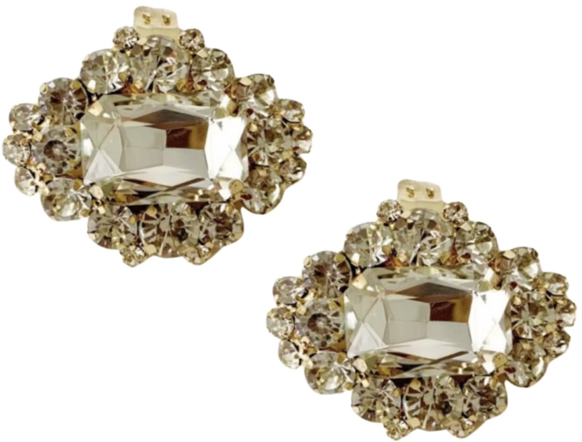 Schoen clips -Goudkleurige -Trouwen-Charme Bijoux