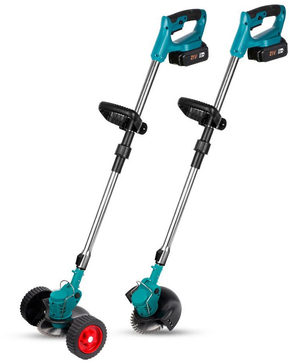 Elektrische grasmaaier - 1 accu - grasmaaiers - grasmaaier accu - grasmaaier elektrisch - grastrimmer - tuin