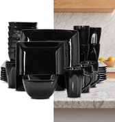 Veweet EMILY 60pcs Service De Table Porcelaine 12pcs Assiette Plate