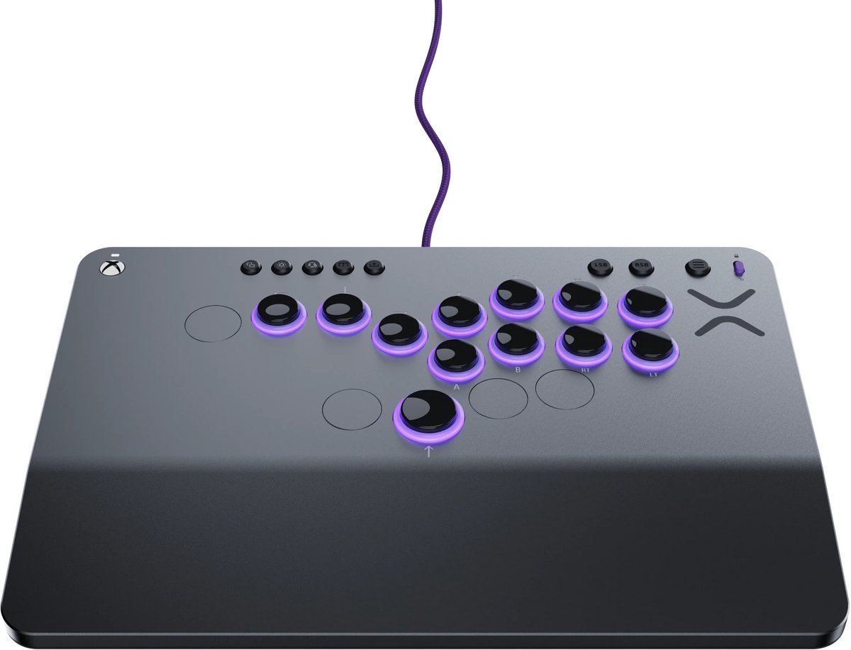 PDP Victrix Pro KO Leverless Fightstick - USB - PC, Xbox Series X|S - Grijs thumbnail 4