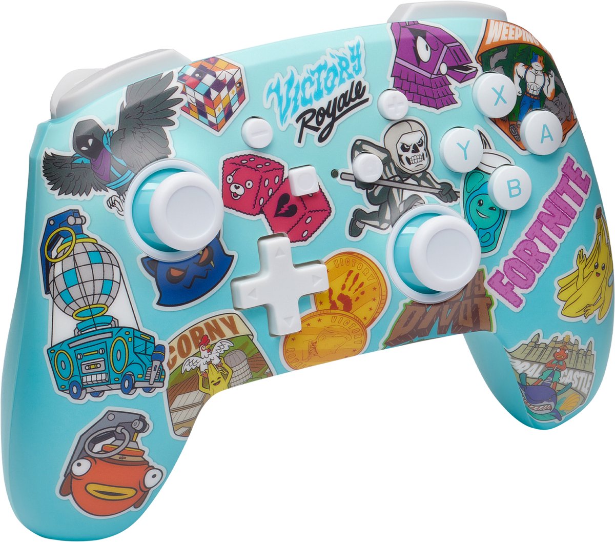 PowerA Draadloze Controller - Nintendo Switch - Fortnite Sticker Mania – foto 8