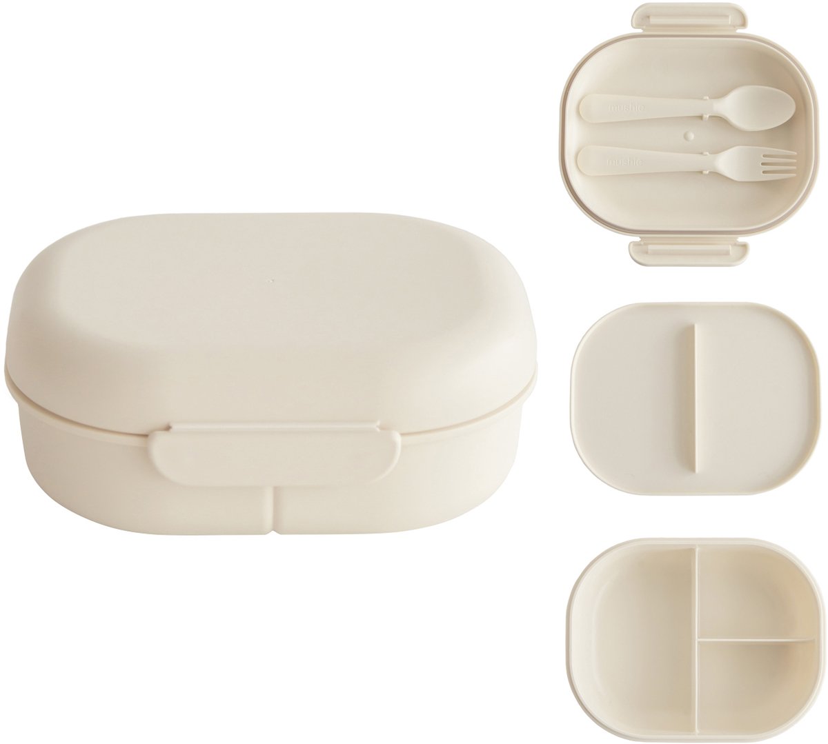 Goedkoopste Mushie Lunchbox - Ivory
