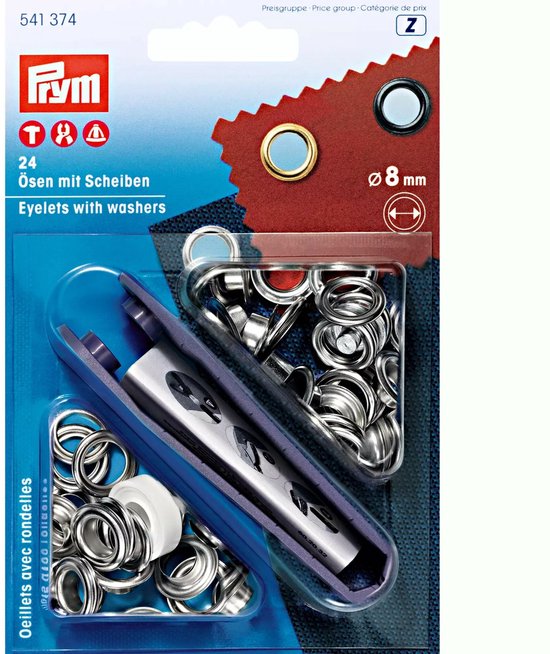 Foto: Prym zeilringen 8 5 mm messing 24 