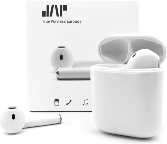 JAP Sounds AP07m - True Wireless Earbuds - Draadloze oordopjes - Alternatief Airpods - Wit - JAP