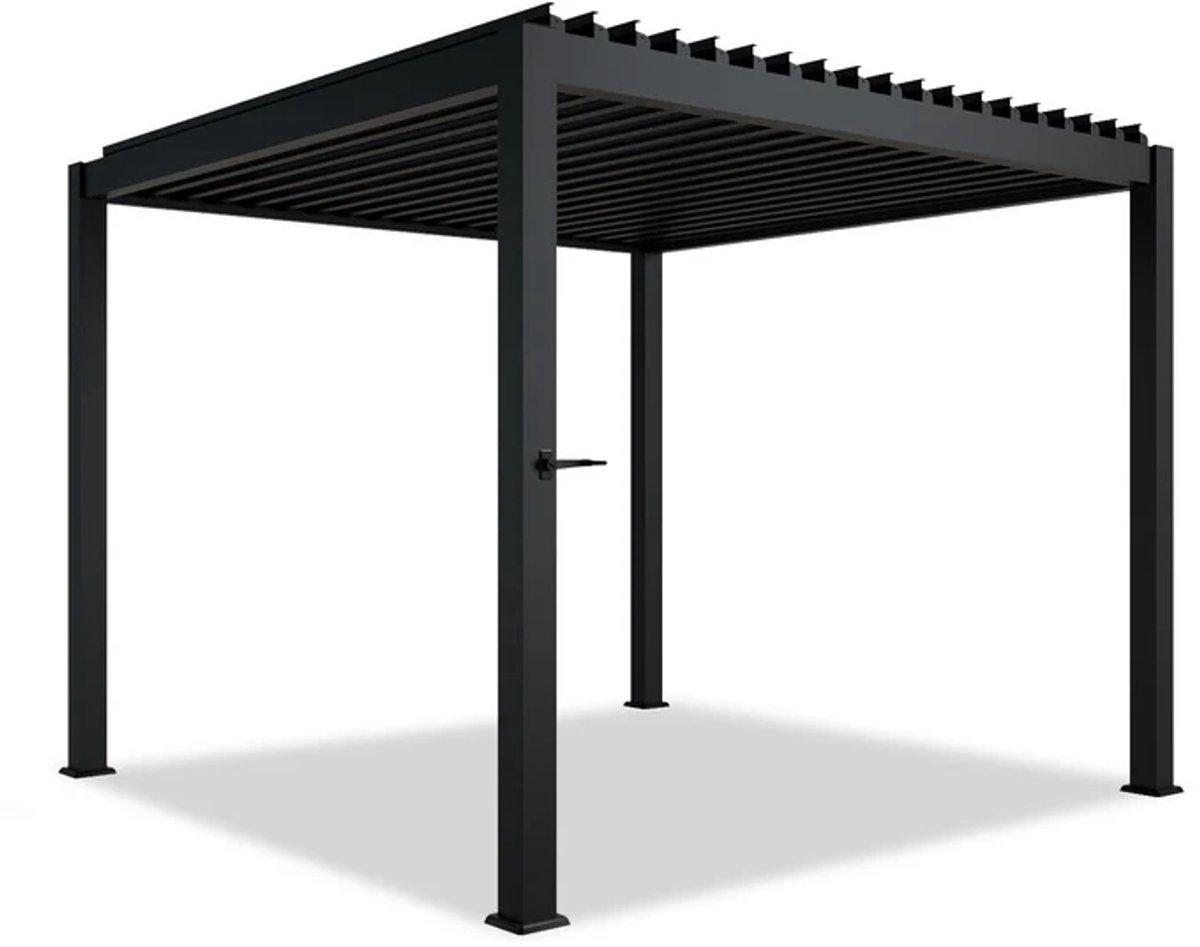 Pergola / Lamellendak - Tahiti - 3x3 m - Antraciet