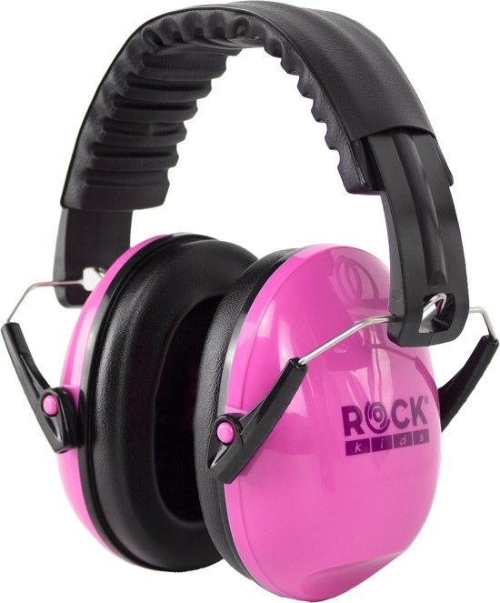 Gehoorbescherming Kinderen Roze – 27dB Gehoorbeschermers kind - Dempt harde geluiden – Oorkappen roze