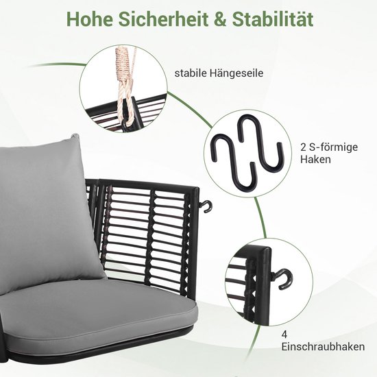 Hangstoel Relax Grizzly van Maxtuinmeubel Tuin en