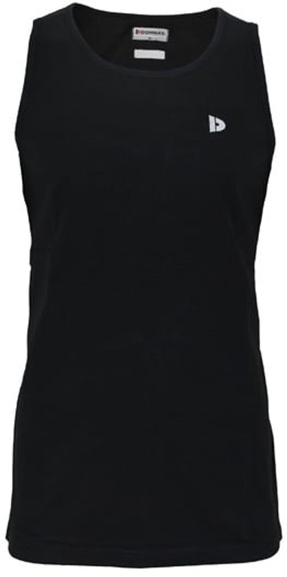 Chemise Donnay Muscle - Pack de 2 - Débardeur - Chemise de sport - Homme - Taille M - Wit & Zwart