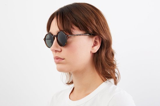 Komono Zonnebril Madison Tortoise S3250 Bruin - Rond van Komono — afbeelding 4