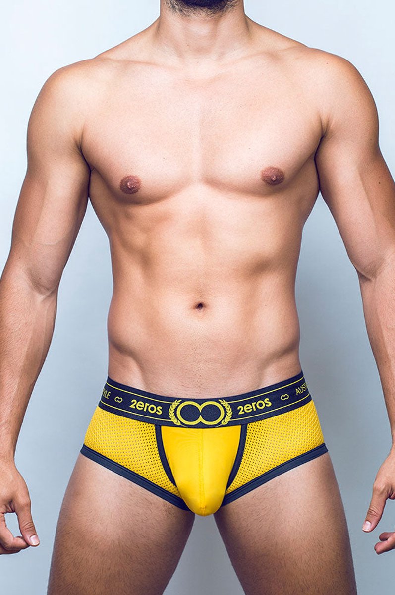 2EROS Apollo Nano Trunk Gold - MAAT XS - Heren Ondergoed - Boxershort voor Man - Mannen Boxershort