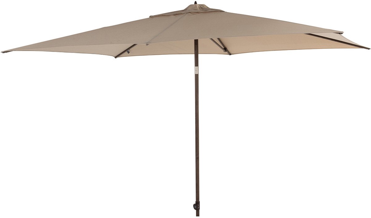4 Seasons Azzurro beach parasol in 200x300 cm size with solefin fabric and Wenge frame, by 4 Seasons.