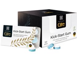 Healthspan Elite Kick-Start Gum - 100mg Cafeïne per Gum - Peppermint - 12 x 10 st