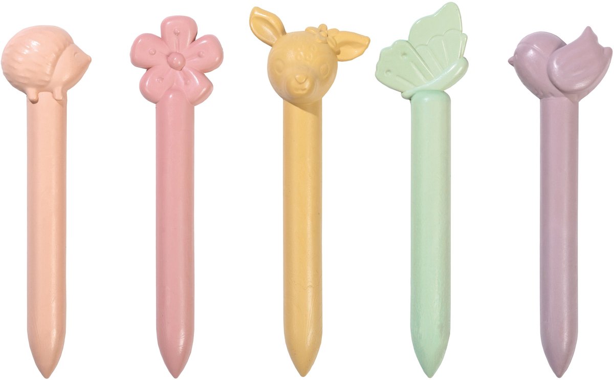 Little Dutch waskrijtjes Fairy Garden - creatief peuter kleuter speelgoed - cadeautip - speelgoed 2 jaar — afbeelding 2