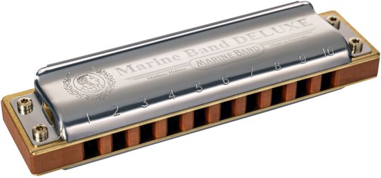 Hohner Marine Band Deluxe in Bb-Dur - Diatonische mondharmonica
