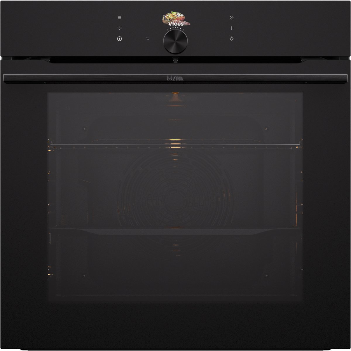 ETNA OP956ZG - Multifunctionele Oven - 60 cm - Zwart - 77 Liter - Pyrolyse Reiniging - SoftClose - TFT Display - Draaiknop - TouchControl