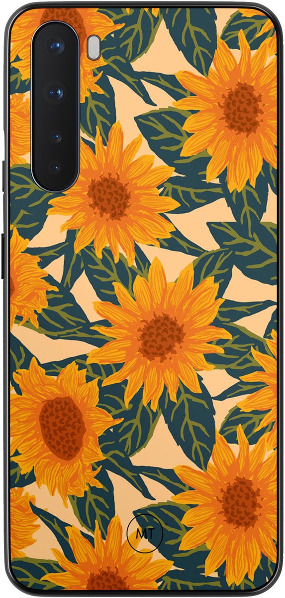 OnePlus Nord hoesje - Zonnebloemen