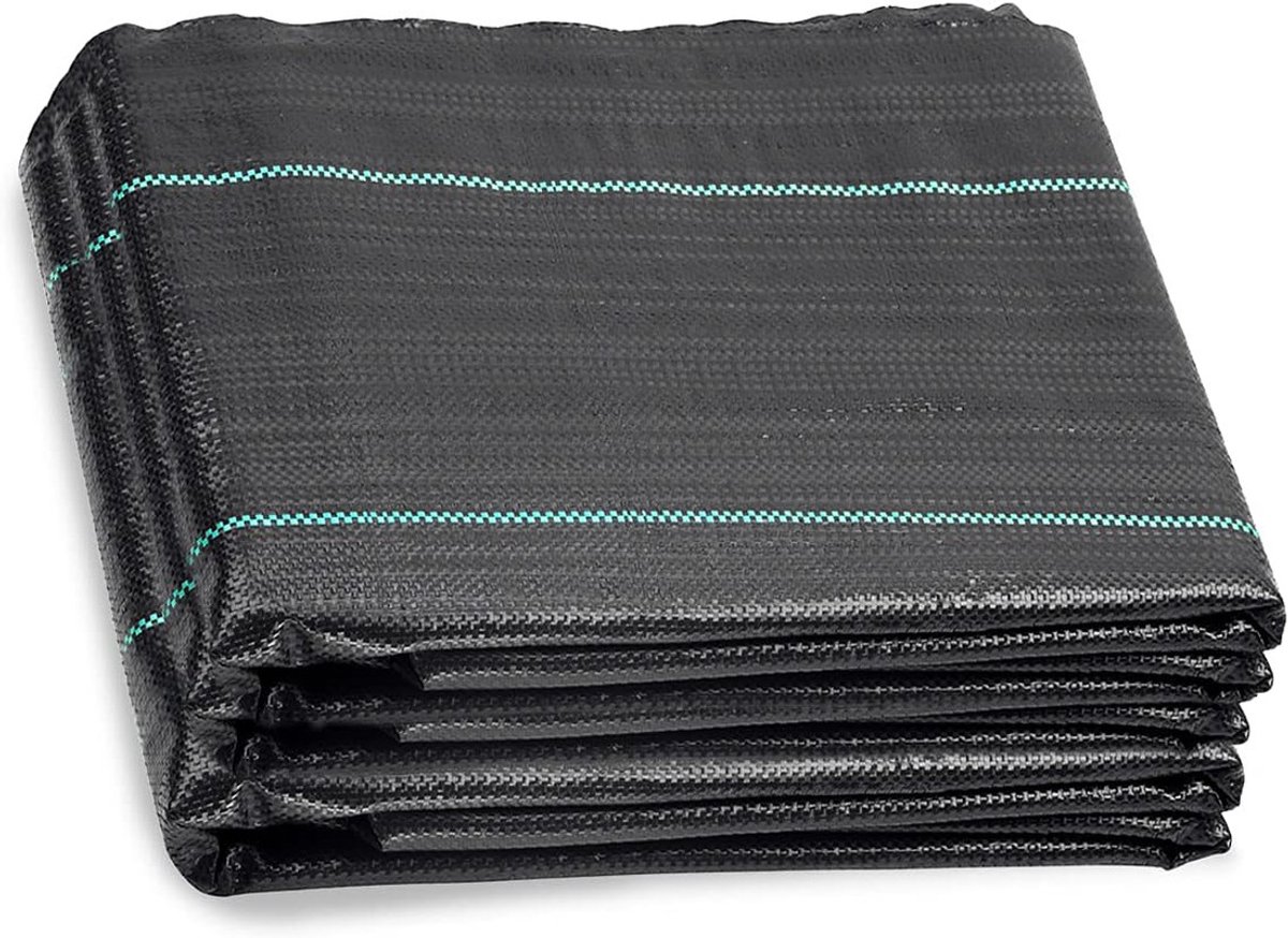 Onkruidbestrijdingsmembraan - 2x20M - Onkruidbestrijdingsdoek - Bodembedekking - Onkruidbarrière - UV-gestabiliseerd onkruidbarrièredoek - Geweven geotextiel - Commerciële opritdoek - Geweldig voor patio's, tuinen, bloembedden, landschapsarchitectuur