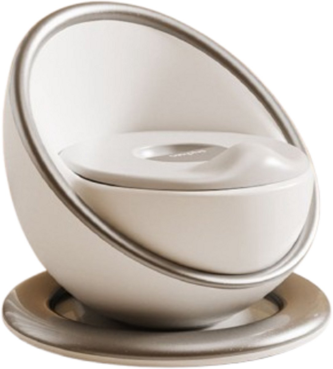 WC potje – Toilet – Zilver - Peuter potje – Zindelijk - Baby Potty – Plaspotje - WC potje kind – Zindelijkheid – Baby potje – plassen baby – kraamcadeau – Potje Grijs - kraamvisite – baby shower – verjaardag - cadeau