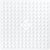 BOTC Antislip Douchemat - Badmat - 53x53CM - Antislipmat Douche - Douchemat Antislip voor Douche - Wit