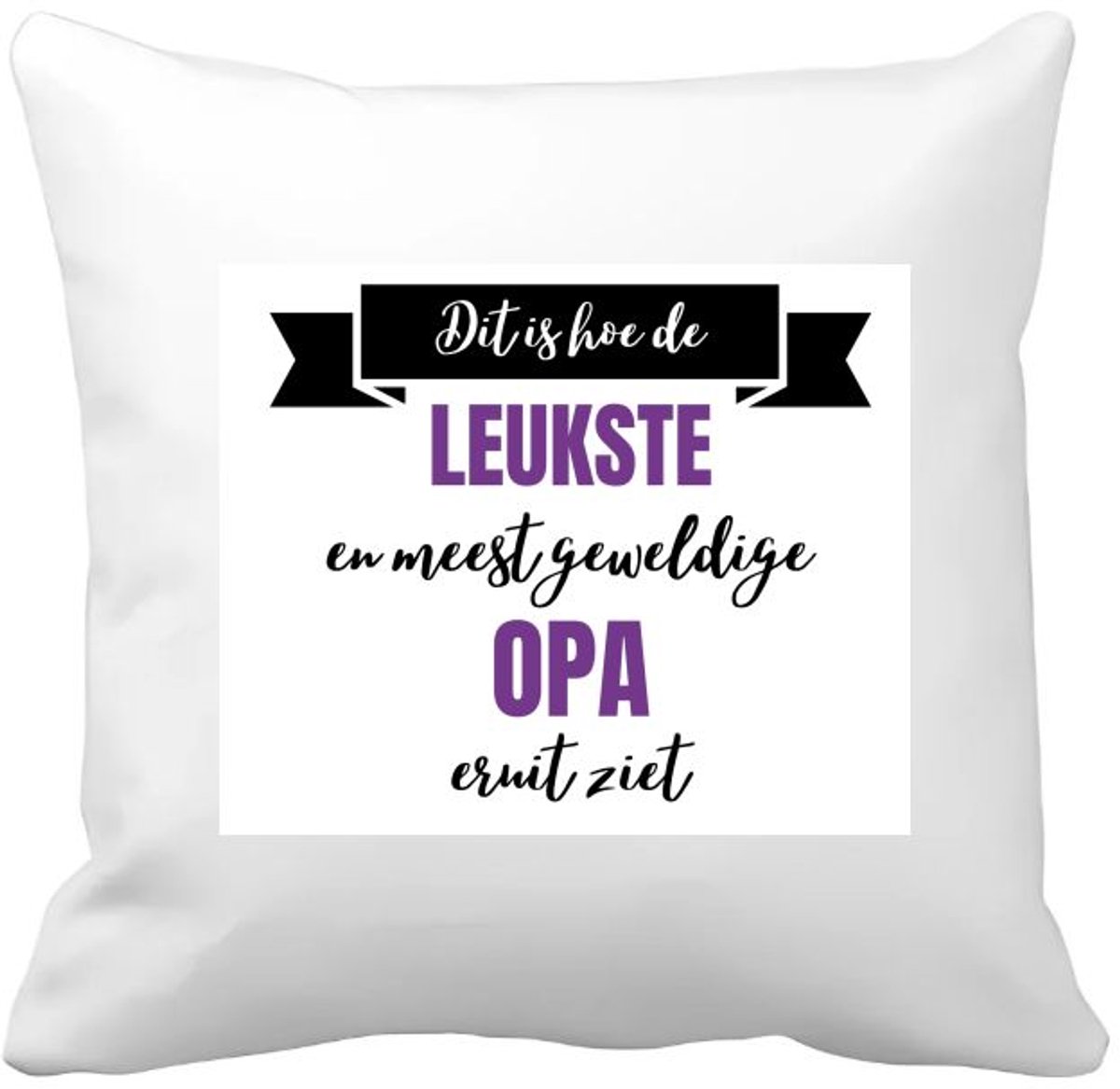 Akyol meest geweldige opa Kussen hoes - Opa - beste opa - verjaardagscadeau - cadeau voor opa - kado - 40 bij 40 cm Multicolor