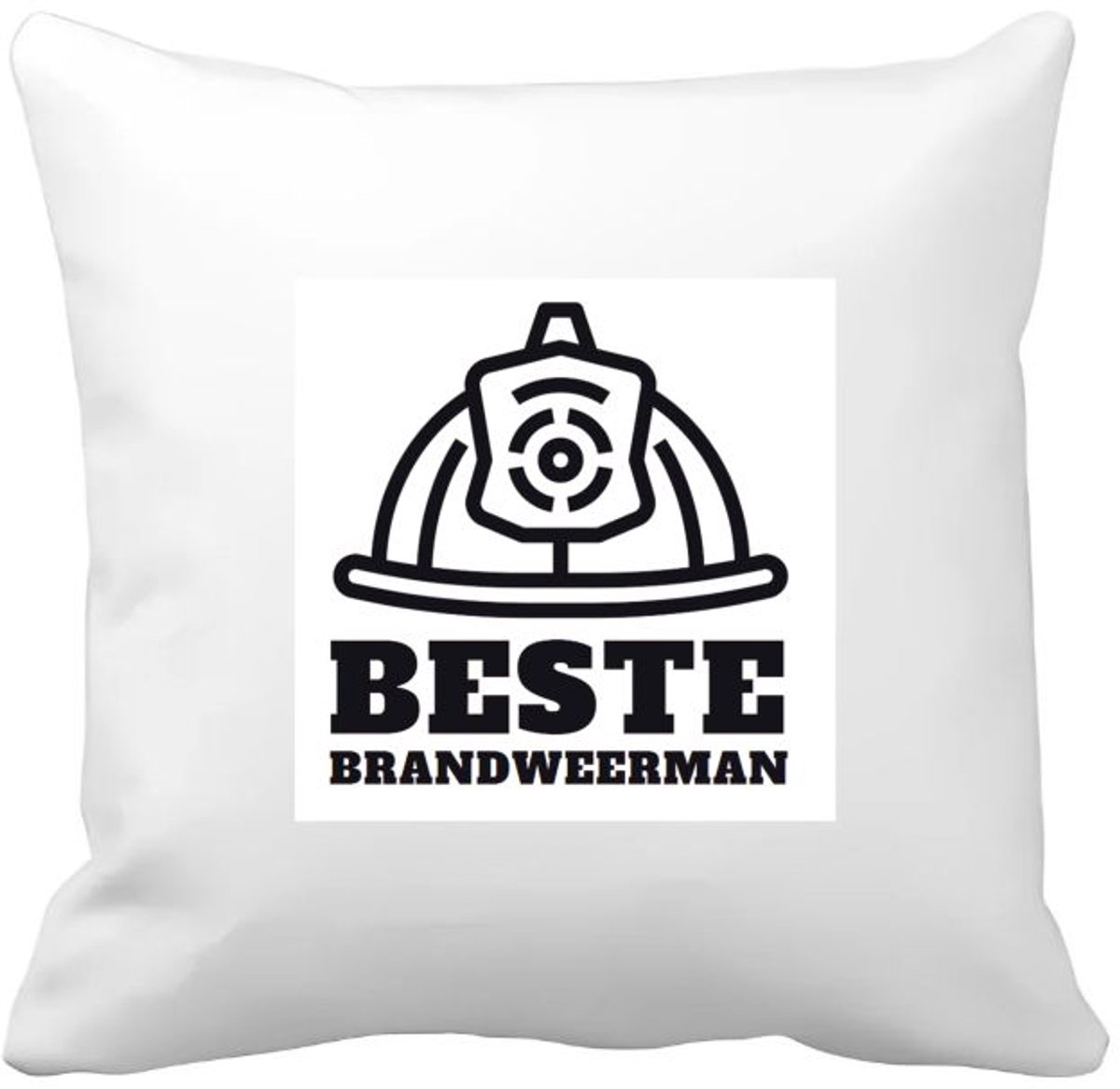 Akyol - beste brandweerman Kussen hoes - Beste brandweerman - collega - cadeau - 40 bij 40 cm
