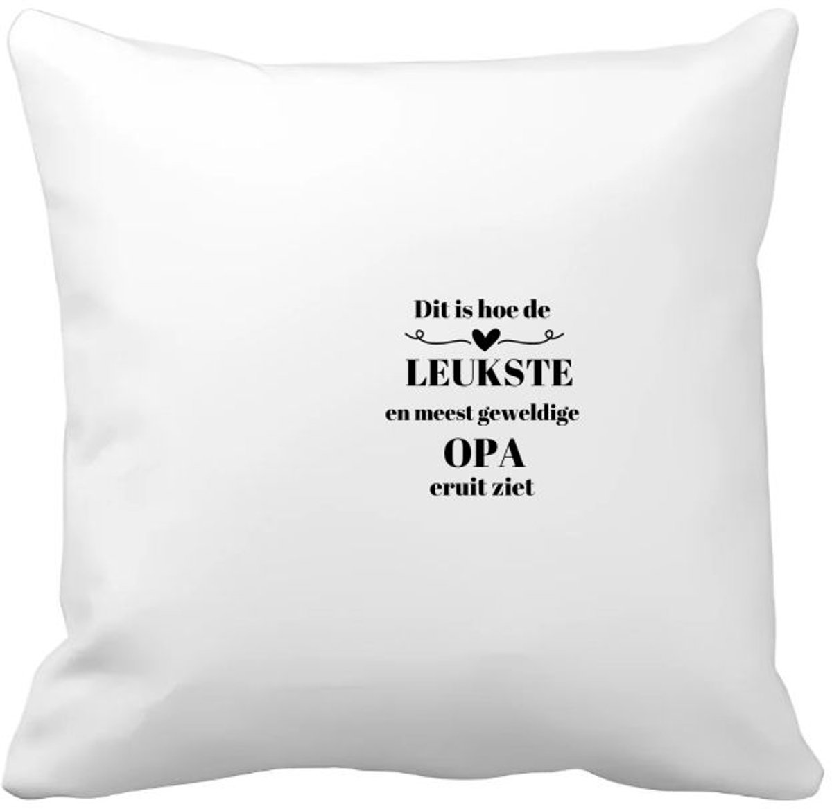 Akyol dit is hoe de leukste en meest geweldige opa eruit ziet Kussen hoes - Opa - meest leukste opa - verjaardag - cadeautje voor opa - opa artikelen - kado - geschenk - 40 bij 40 cm Multicolor
