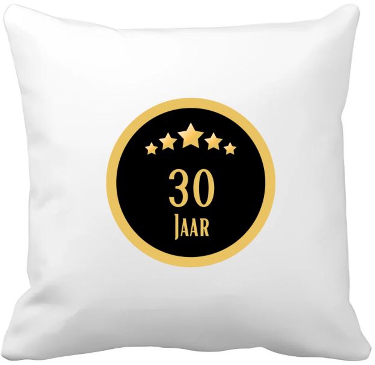 Akyol 30 jaar Kussen hoes - Hoera 30 jaar - iemand die 30 jaar is geworden of 30 jaar lang een relatie hebben of getrouwd zijn - verjaardagscadeau - verjaardag - cadeau - kado - geschenk - gift - relatie - trouwdag - jubileum - 40 bij 40 cm Multicolor